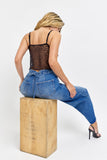 Cello wide leg crop jeans
