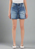 A nod to classic '90s style, the OLIVIA in WOB features an ultra-high rise and relaxed fit for a timeless mom-short silhouette.
- Ultra High Rise (12"): Defines and elongates your figure.
- Longer Inseam (23" Leg Opening / 5" Inseam): Extra coverage for a laid-back, vintage look.
- Comfort Stretch (94% Cotton, 5% Recycled Cotton, 1% Spandex): Sustainable fabric with the perfect amount of give.
- Medium Wash with Destruction: High-low wash and distressed details for a worn-in feel.