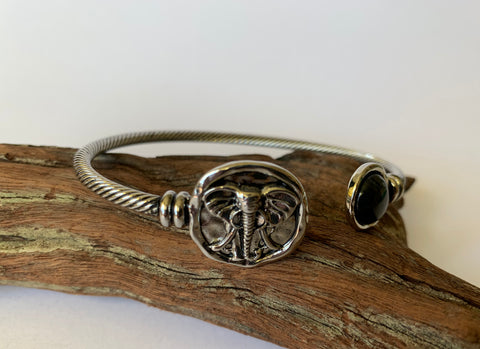 Elephant cuff bracelet
