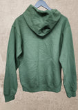 green drop shoulder hoodie