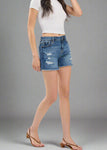 euninaA longer-length denim short with a structured, vintage-inspired appeal-meet the RILEY in Barracuda DK.

- Mid Rise (9.5"): A classic fit that sits comfortably on the waist.
Longer Inseam (21" Leg Opening / 4.5" Inseam): Offers a flattering silhouette with more coverage.
- Comfort Stretch Denim (99% Cotton, 1% Spandex