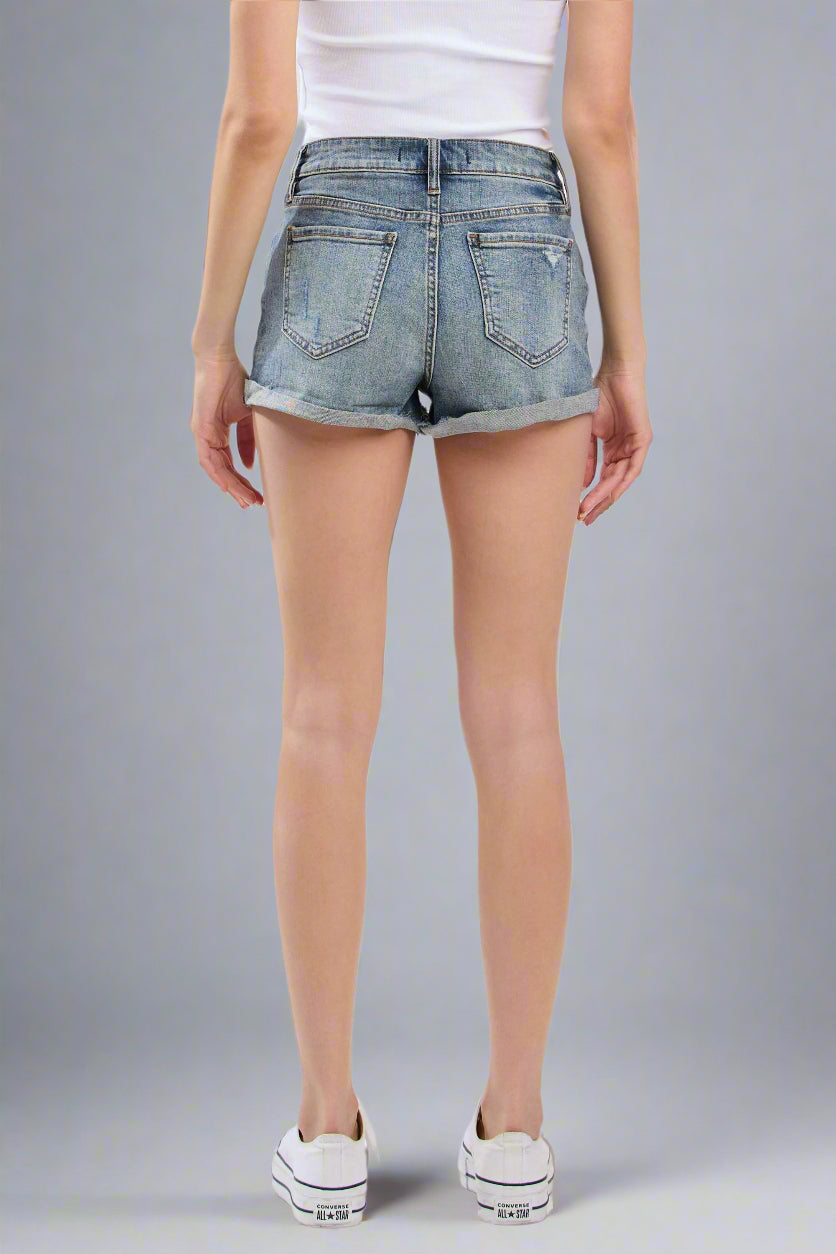eunina kara high rise shorts