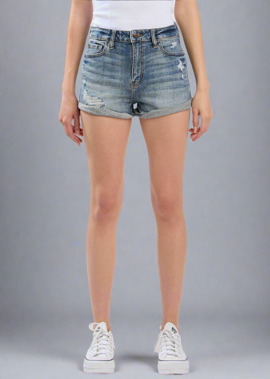 eunina kara high rise shorts