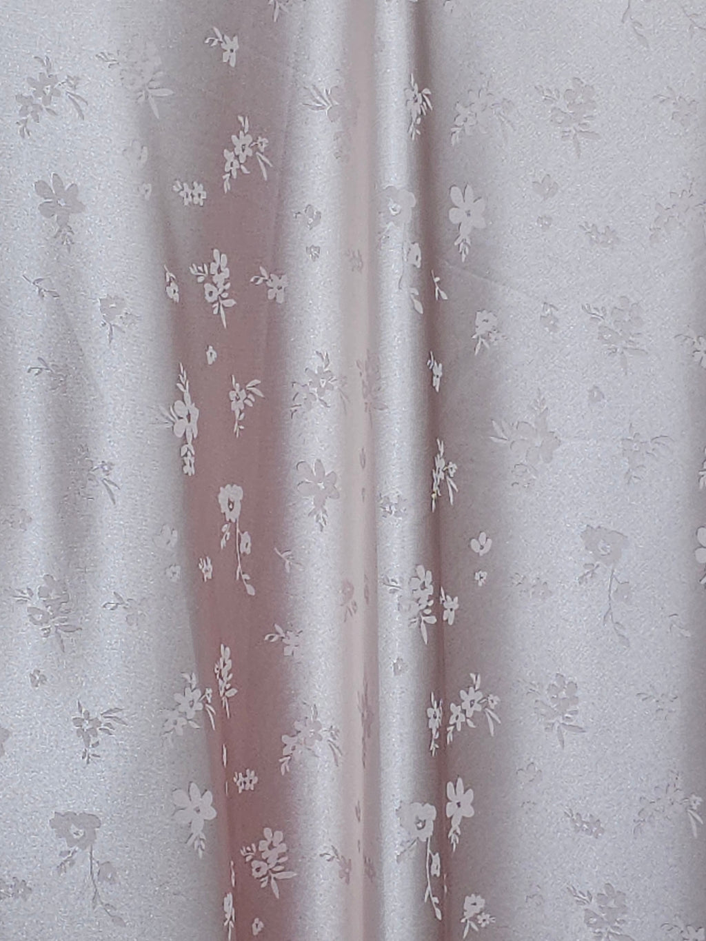 Wildflower satin pencil skirt