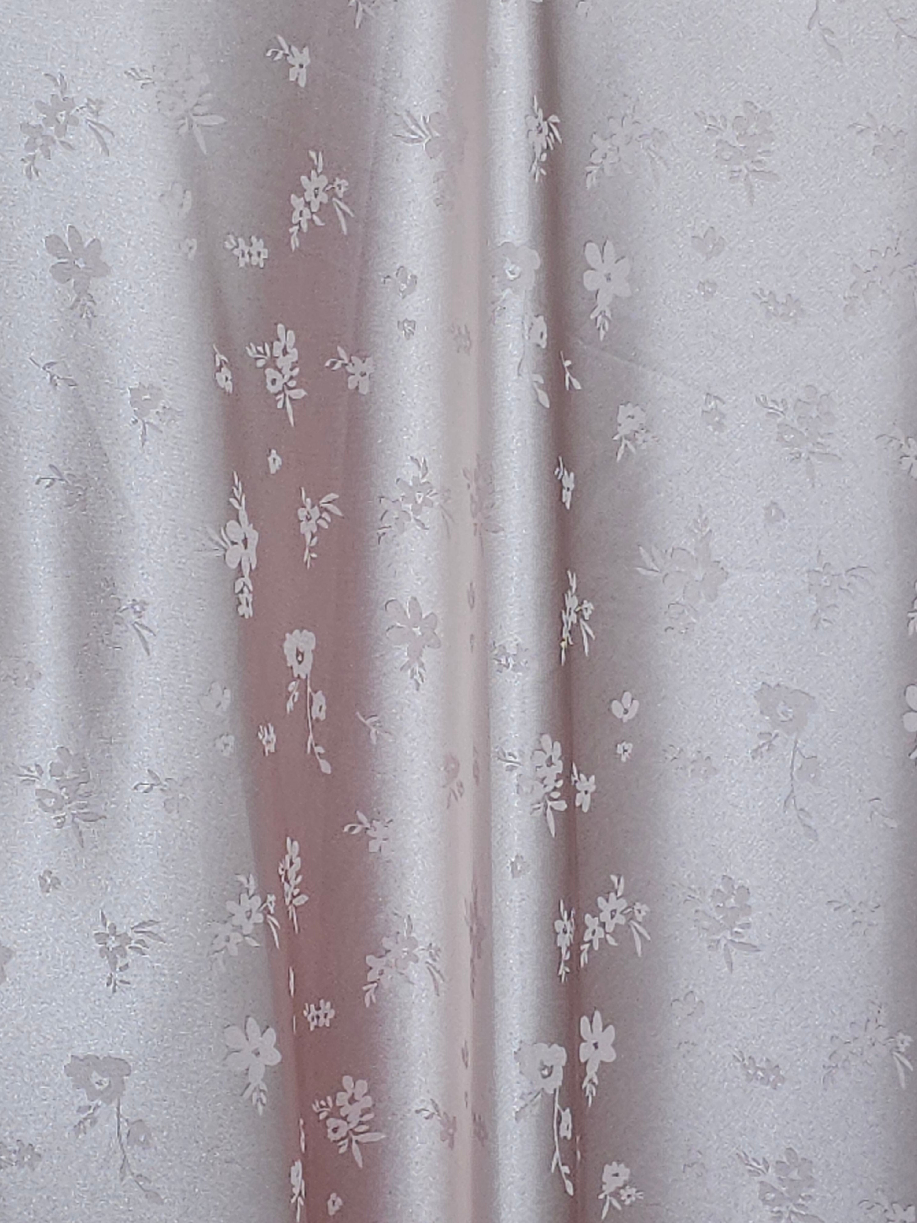 Wildflower satin pencil skirt