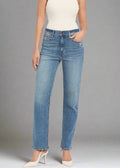 Olsen Super High Rise Classic Straight Leg-manif