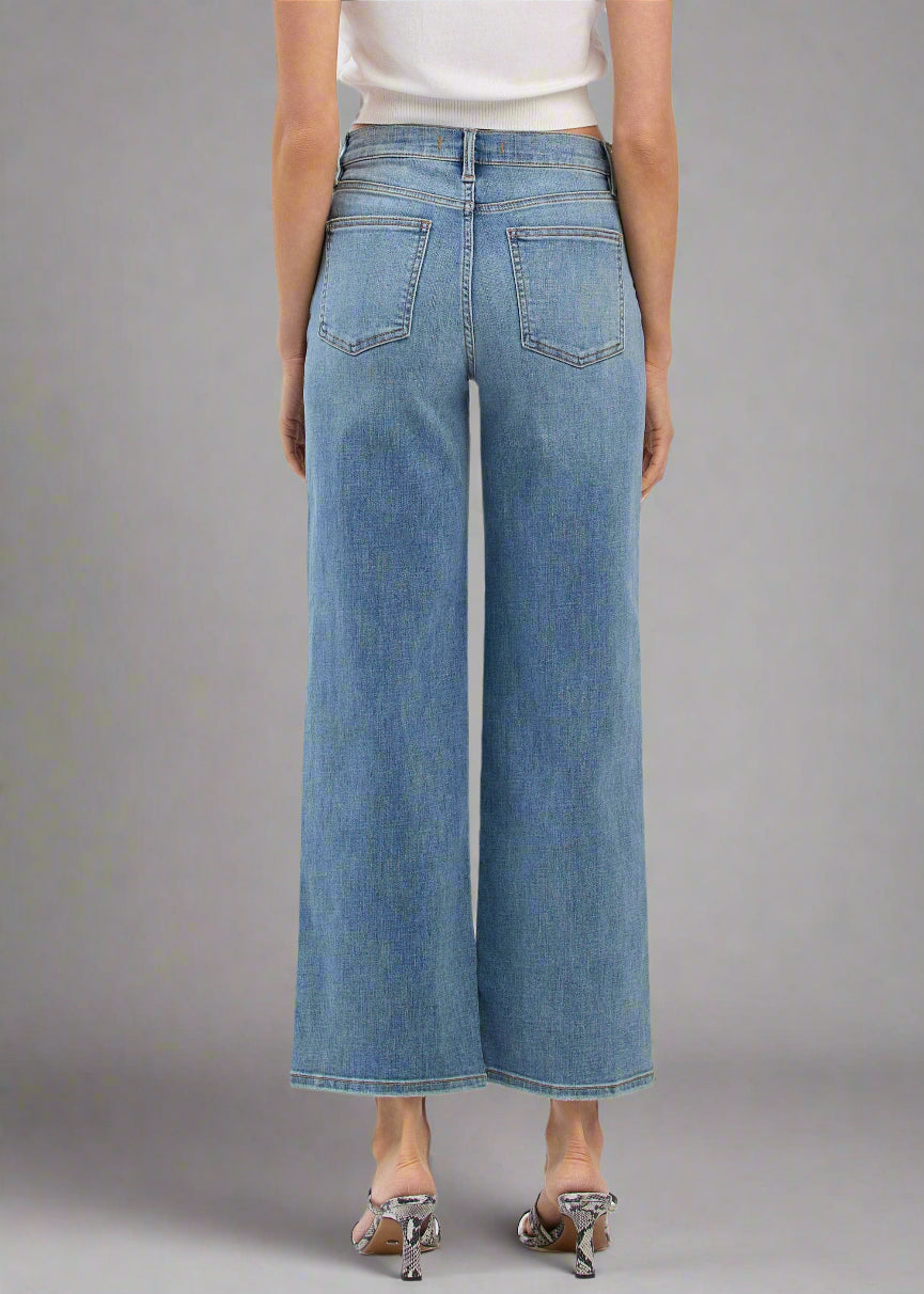 eunina high rise wide leg jean