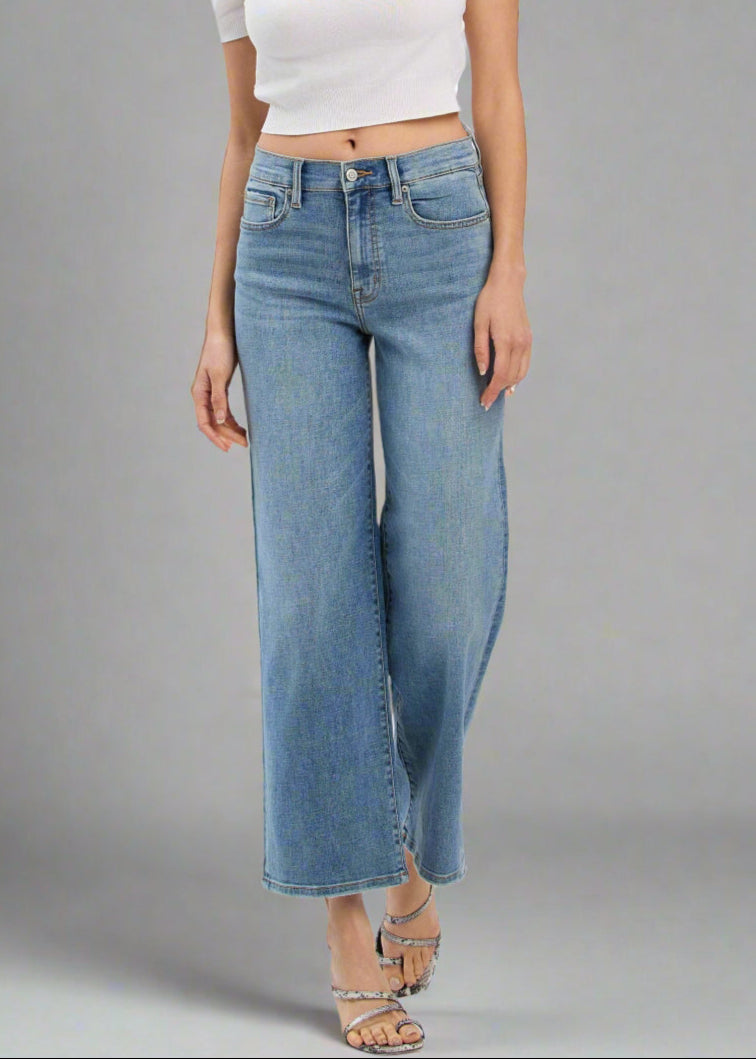 eunina high rise wide leg jean