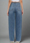 VIOLET SUPER HIGH RISE BAGGY JEAN W/ FRONT PLEAT