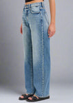 10 1/4"
Mid Rise
Baggy Dad Jean
Zipper Fly + Belt Loops 
Medium Denim
Import 
FRONT RISE 10 1/4", INSEAM 31"   
Show More
Fabric Contents
99% Cotton, 1% Spandex