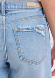 10 1/4" 
Mid Rise
Baggy Dad Jean
28" Inseam
Zipper Fly + Belt Loops 
Light Denim
Import 
FRONT RISE 10 1/4", INSEAM 28"   
Show Less
Fabric Contents
 99% Cotton, 1% Spandex