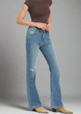 eunina flare high rise jeans