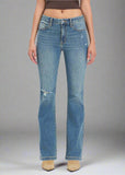 eunina flare high rise jeans