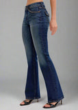 
Mid-rise bootcut
Flap back pockets
Belt loops + Zip fly
Dark denim 
Import
Front Rise: 9" Inseam 32"
Fabric Content: 93% Cotton, 6% Polyester, 1% Spandex
Show Less
Fabric Contents
93% Cotton, 6% Polyester, 1% Spandex
