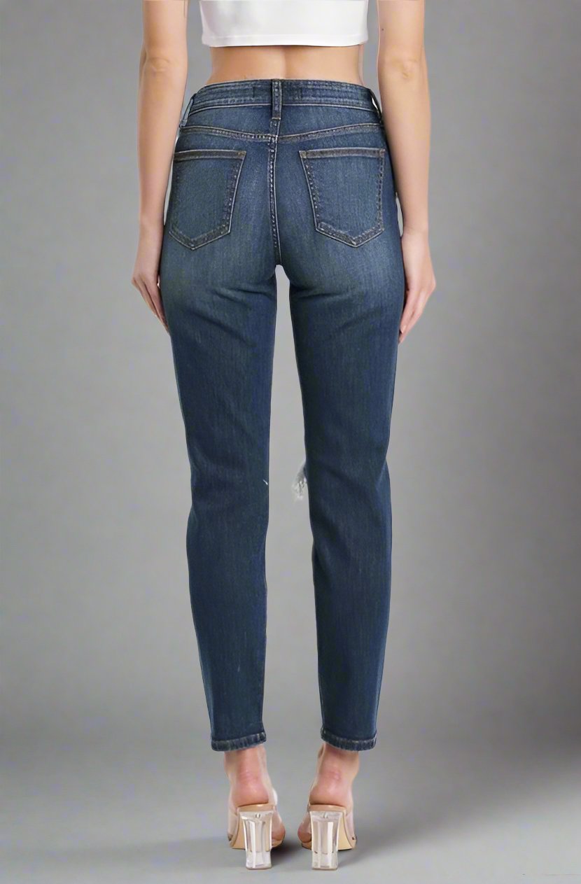 Eunina topi high rise mom jeans