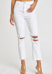 eunina white straight jeans